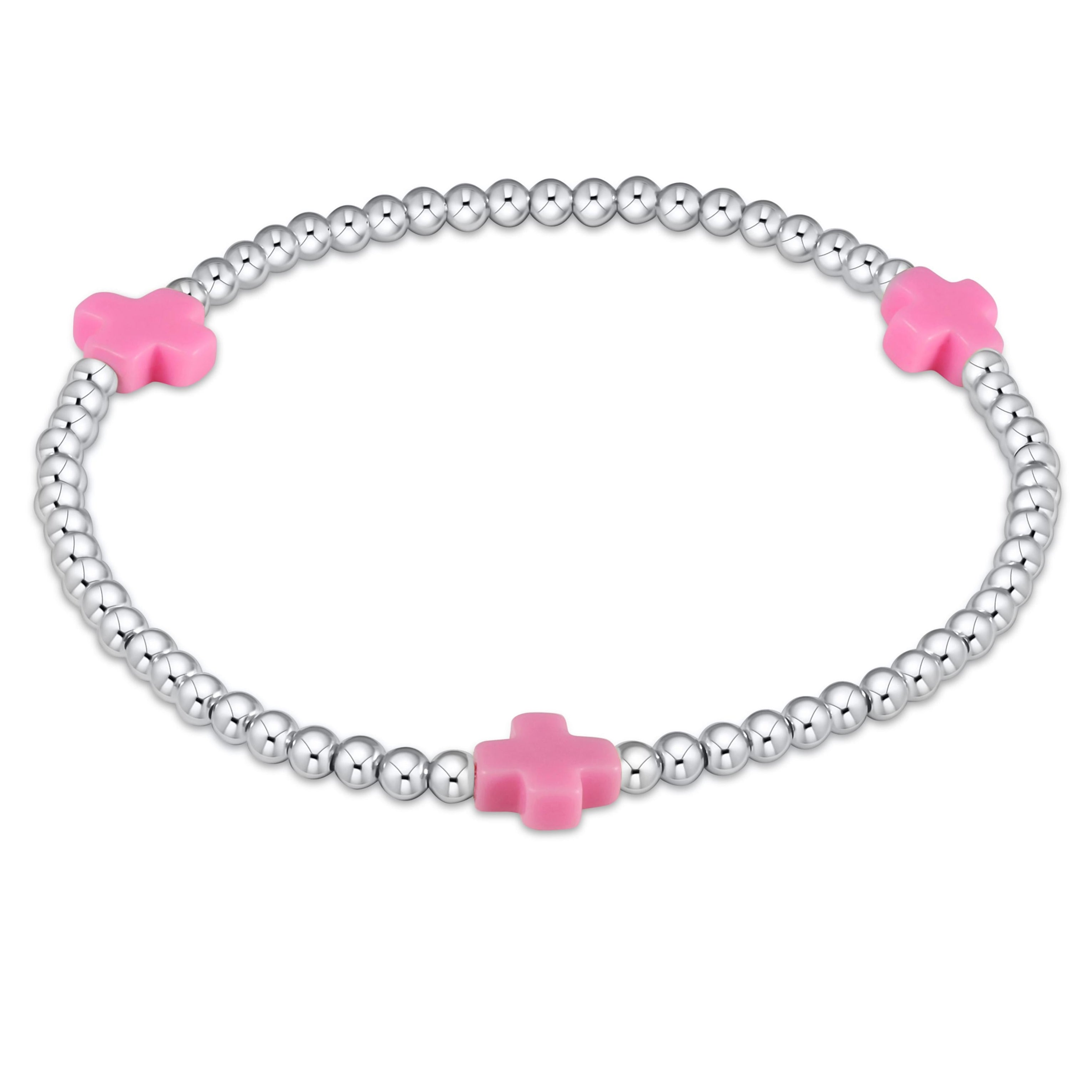 Signature Cross 3mm Sterling Bracelet