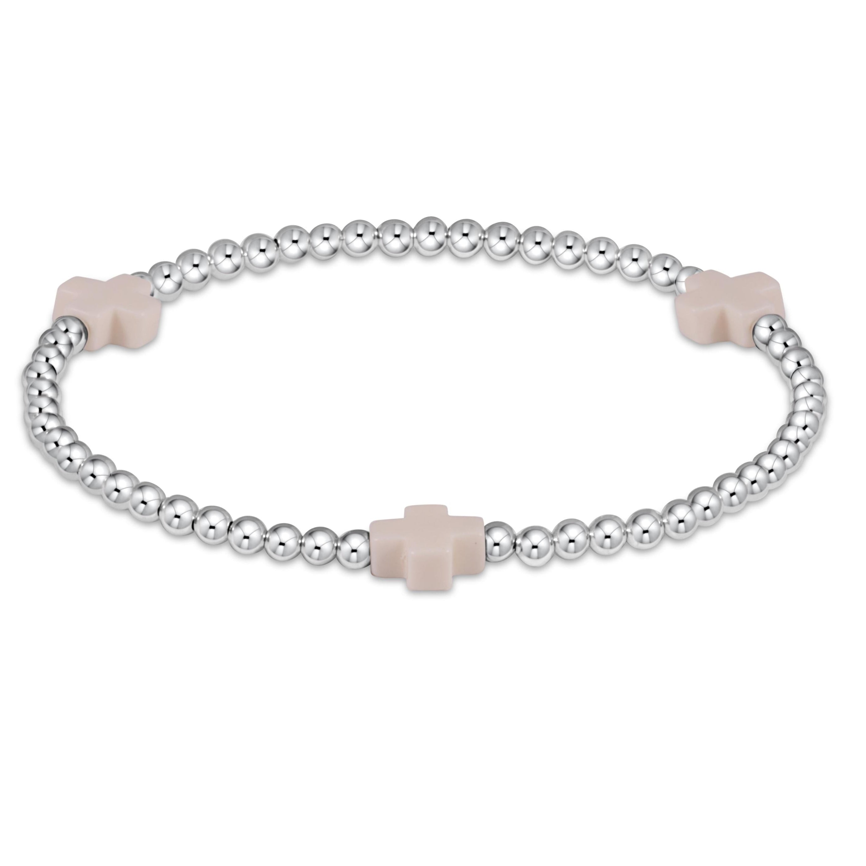 Signature Cross 3mm Sterling Bracelet