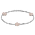 Signature Cross 2mm Sterling Bracelet