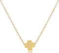 16" Necklace Gold - Signature Cross Gold