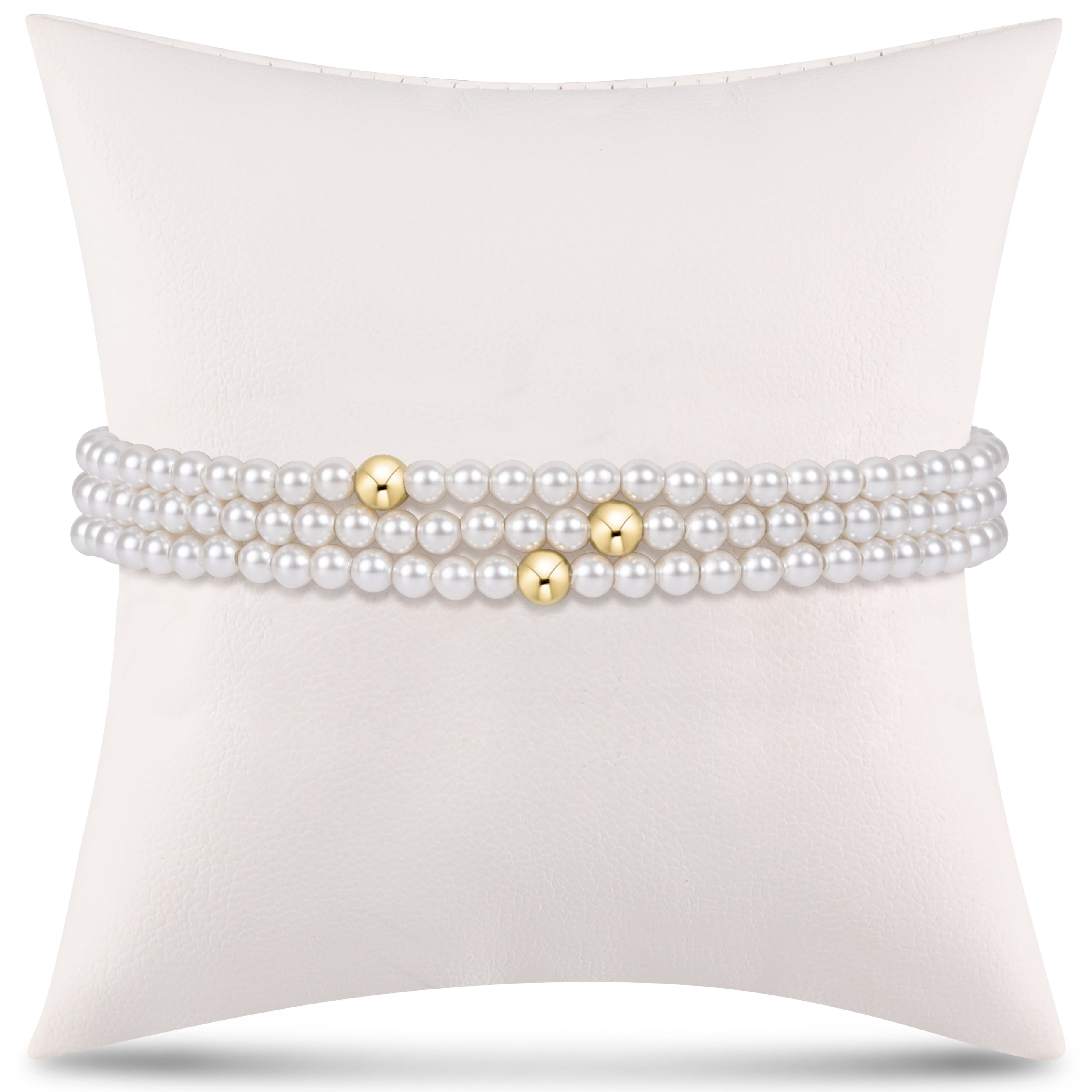 classic pearl stack - 3mm