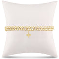 enewton Extends - grateful for you gift stack - gold signature cross charm