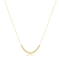 16" Necklace Gold - Beaded Bliss Small Gold